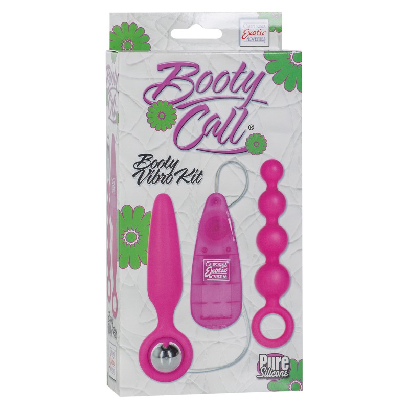 Plug/vibr-BOOTY CALL BOOTY VIBRO KIT PINK